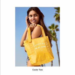 PINK VICTORIAS SECRET COOLER TOTE